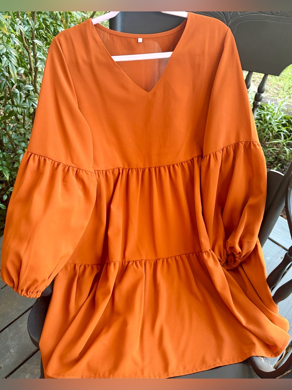 NWOT SHEIN Burnt orange mini dress. Out of my personal closet and never worn.